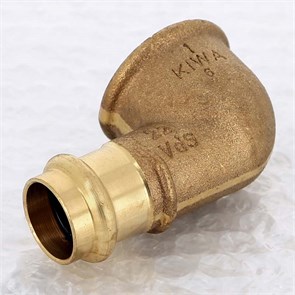 Отвод пресс-В 22x1' бронза Sanpress SC-Contur 868564