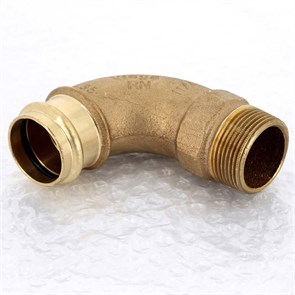 Отвод пресс-Н 35х1'1/4 бронза Sanpress SC-Contur 879403