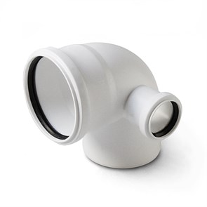 Отвод с выходом правый Pro Aqua Stilte Белый 110x50/87,5 871945