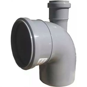 Отвод с фронтальным патрубком 110 х 50 (выход сзади) СТАНДАРТ 860045