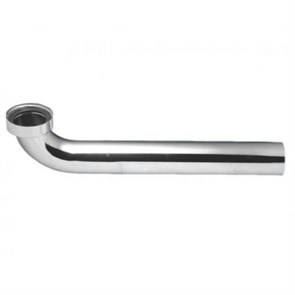 Отводная труба (L235мм, D32мм) под 90° латунная; вход 1 1/4