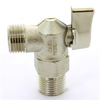 Кран НН 1/2'х1/2'шаровой для подключения бачков 884848