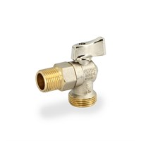 Кран НН 1/2'х3/4'шаровой для стиральных машин 861895