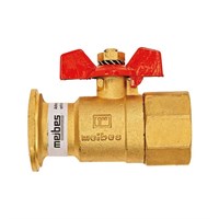 Кран с фланцем с обр клапаном и возд 1