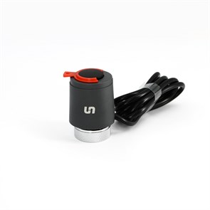 Привод термоэлектрический 230 В нормально открытый, черный, кабель 1 м 865297