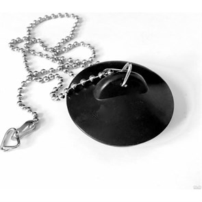 Пробка с цепочкой D47 мм для ванны и мойки 865517