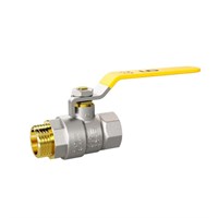 Кран шаровой Pride НВ 3/4 47.20.В-Н.Р GAS латунь рычаг стальной 858931