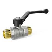 Кран шаровой Pride НН 1.0 47.25.Н-Н.Р латунь рычаг 869796