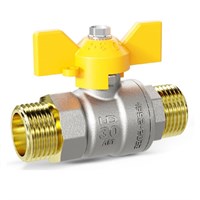 Кран шаровой Pride НН 3/4 47.20.Н-Н.Б GAS латунь бабочка 878378