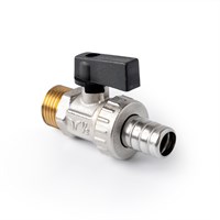 Кран шаровой дренажный с патрубком для шланга Н 1/2