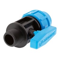 Кран шаровой компрессионный 25 х 3/4