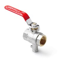 Кран шаровой полнопроходной для подключения датчика температуры ВВ 3/4