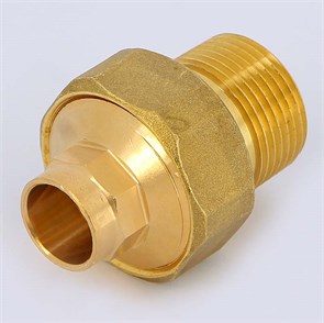 Разъемное соединение пайка-Н 15х3/4' с коническим уплотнением 884507