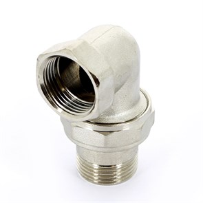 Разъемное соединение угловое 1/2'(никелир.) 877134