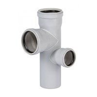 Крестовина 110 х 110 х 75 х 87' 2-х уровневая, левая, Skolan 883921