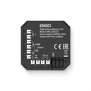 Реле ENGO модульное 12A сухой контакт, ZigBee 862171
