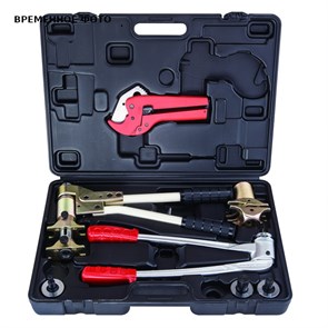 Ручной набор PEXBOX для монтажа PEX трубы REHAU В комплекте расширительные насадки 16-20-25-32мм; Ст 859706