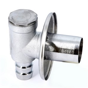 Сифон 32 мм х 22 мм (штуцер) для бытовой техники с пружинным клапаном 857887