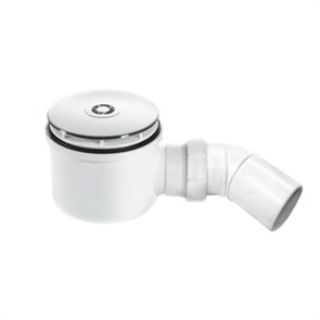 Сифон бутылочный для поддона с выпуском (H85мм; выпуск/латунь 