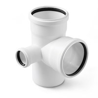 Крестовина двухплоскостная левая Pro Aqua Stilte Белая 110x110x50/87,5 885393