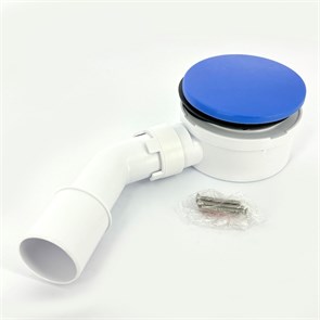 Сифон бутылочный для поддона слив 90-100 мм, высота 53 мм, выход 40/50 мм, хром 876912