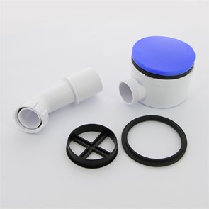 Сифон бутылочный для поддона слив 90-100 мм, дизайн 