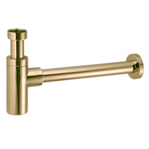 Сифон бутылочный латунный без выпуска (1 1/4