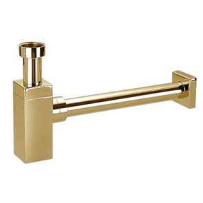 Сифон бутылочный латунный без выпуска (1 1/4