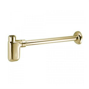 Сифон бутылочный латунный без выпуска с отводной трубой D32мм и отражателем; вход/выход компрессионн 883297