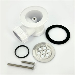 Сифон бутылочный нерж. решетка 70 мм c пробкой, выход компрес. 40 мм 865536