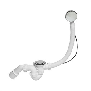 Сифон для ванн/поддонов с выпуском и переливом ( 1 1/2