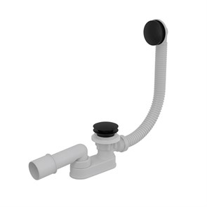 Сифон для ванны CLICK/CLACK, черный-мат 882202