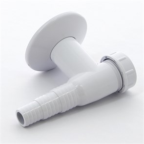 Сифон для подключения слива бытовой техники с обр. клап. и отражателем, выход 32 мм, белый 875988
