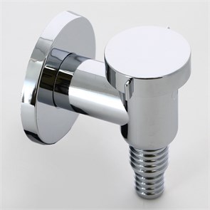 Сифон для стиральной машины наружный, пластик, хром 866300