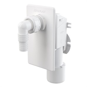 Сифон для стиральной машины под штукатурку, белый 881606