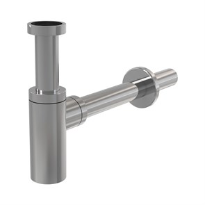 Сифон для умывальника D32 DESIGN, цельнометаллический, экономящий пространство 868744