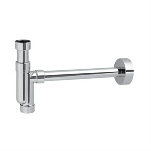 Сифон трубный P-образный без выпуска (1 1/4