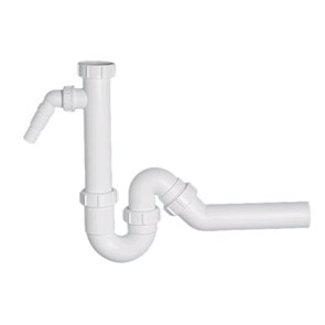 Сифон трубный P/S-образный без выпуска ( 1 1/2