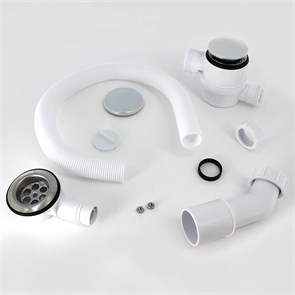 Слив-перелив L=700 х 34 мм, метал. 70 мм слив., прочистка сифона сверху, выход 40/50 мм, хром 869087