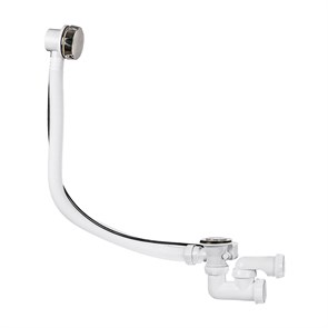 Слив-перелив для ванны, с внешним тросиком L700 мм и регулируемым сифоном 870978