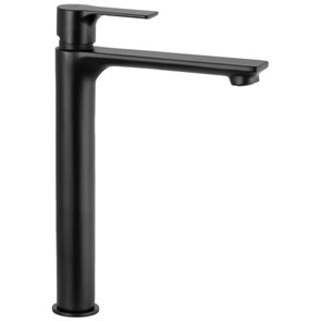 Смеситель для раковины Remer Energy, без д/к, высокий, чёрный матовый 860701