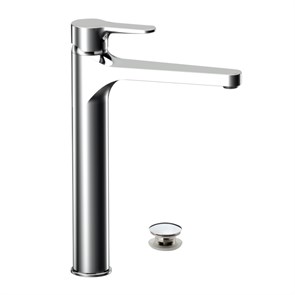 Смеситель для раковины Remer Winner высокий с д/к click-clack, хром 877641