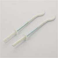 Кронштейн штыревой 9 х 220 мм плоский пластифицированный с дюбелем комплект 2 шт. 858276