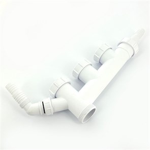 Соединительный элемент с 3-мя входами Ду=40мм (компрессионное соединение), 2-мя адаптерами 858858