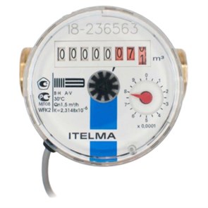 Счетчик для холодной воды монтажная длина 80 мм Н 3/4 с импульсным выходом WFK24 876978