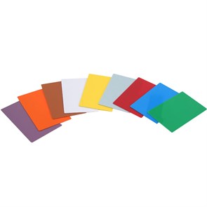 Табличка 86 x 54 мм ПВХ красная BIS IKS-2000 866626