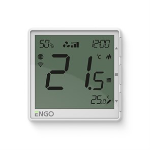 Термостат ENGO EFAN встраив., программ. с дисплеем, WiFi, с возм. регулировки скорости вентилятора, 872987