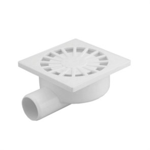 Трап горизонтальный с затвором (150х150) ПП 110 мм 861871