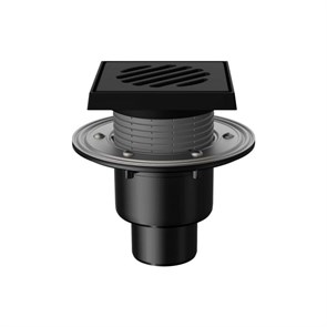 Трап регулируемый T 310.1 PNsG 150x150 вертикальный выпуск DN50/75/110 с незамерзающим сифоном, реше 870844