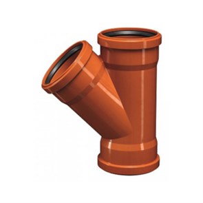 Тройник 3-х раструб. 110 х 110 х 87', KGEA 878709